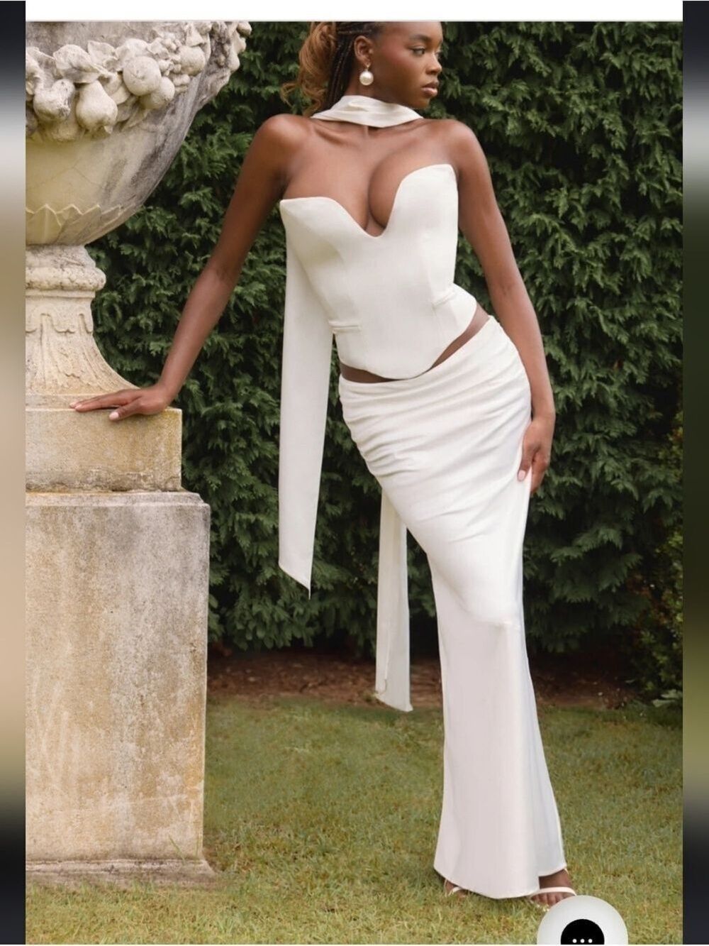 Babyboo Bernadette Maxi Skirt - Ivory